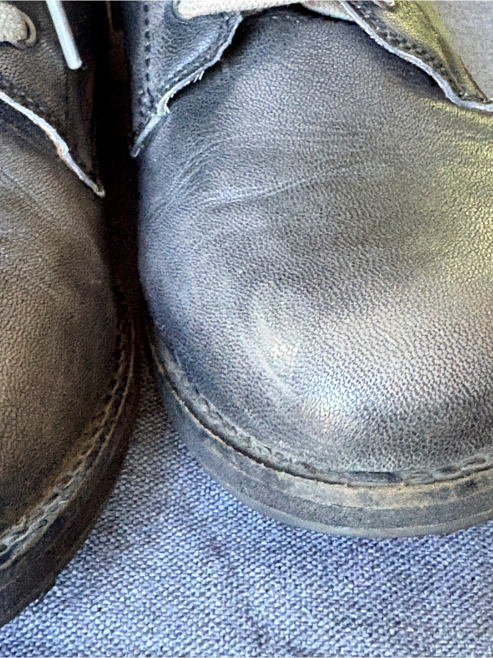 MIA Heritage Fatina Distressed Leather Combat Boots - Picture 9 of 16